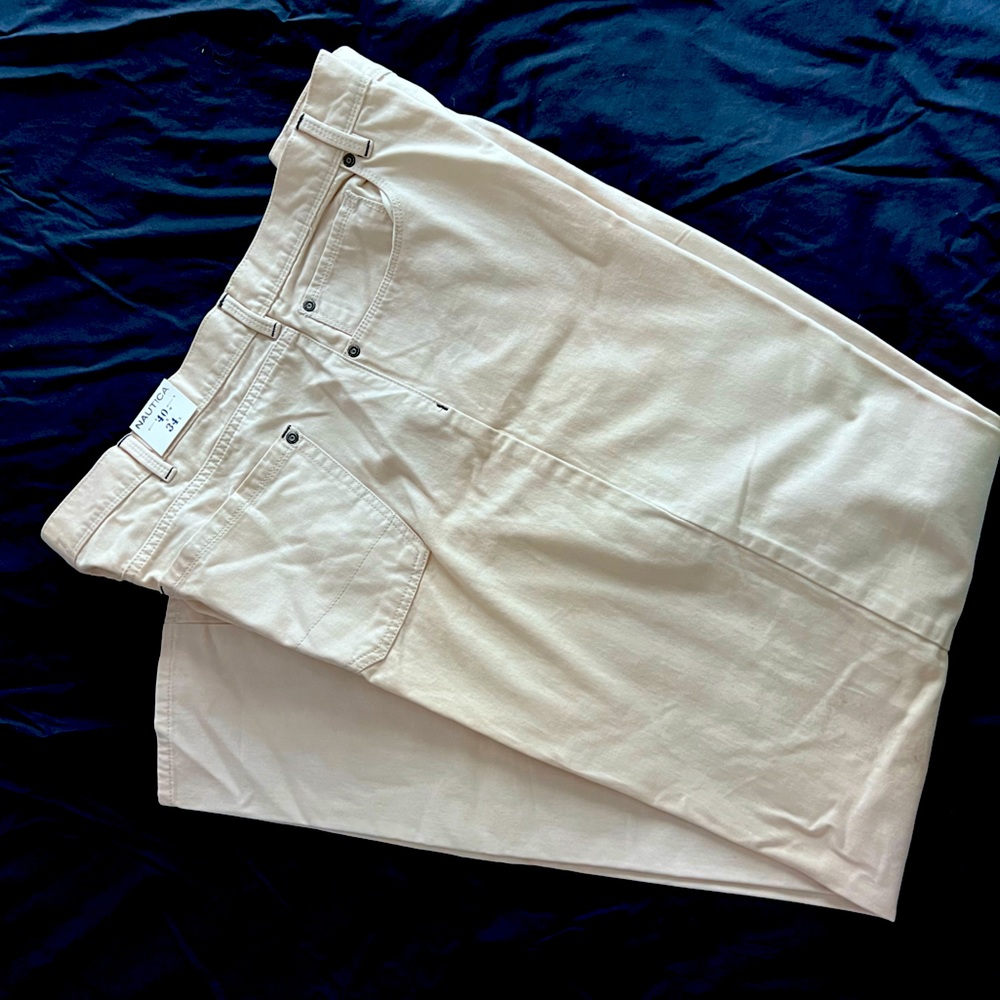Nautica tan jeans new with tags. Size 42x34 - Picture 4 of 4